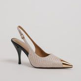 Charlee Cap Toe Slingback Heels Newgew